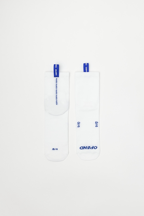 OPEND Socks 3/4 2.0 Signature White- sport socks - 01