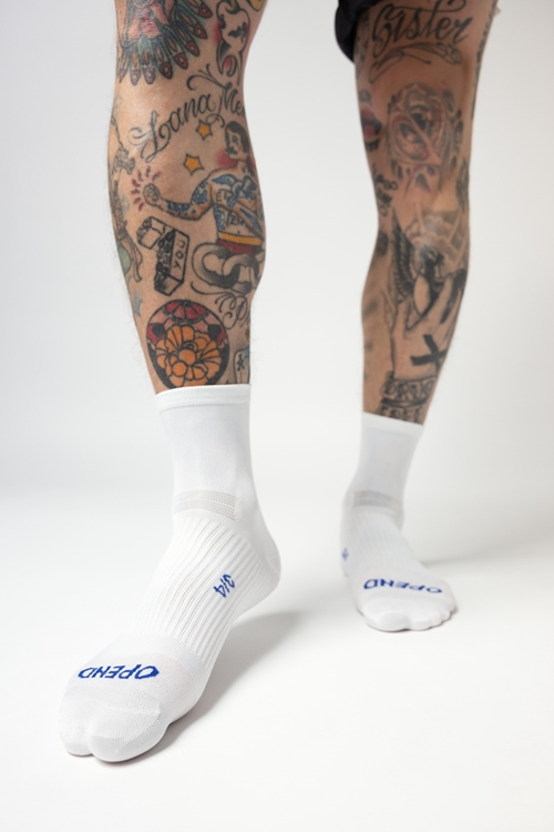 OPEND Socks 3/4 2.0 Signature White