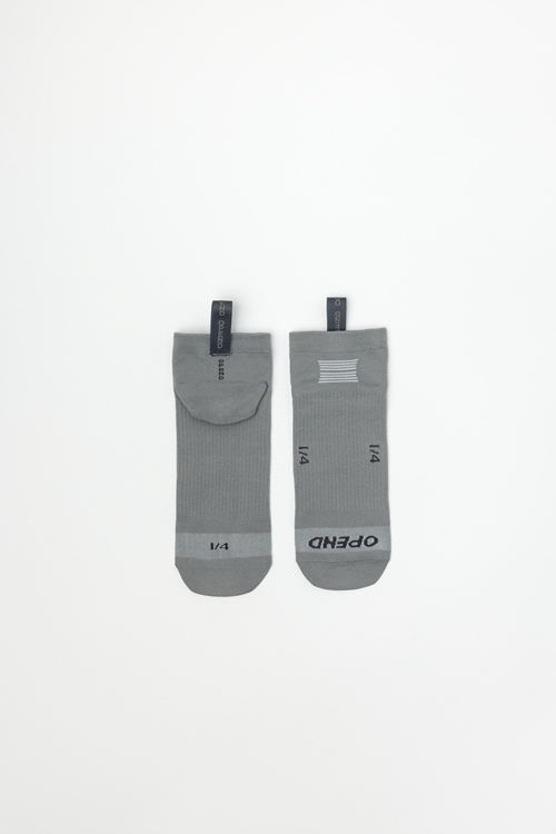 OPEND Socks 1/4 2.0 Community Grey- Sport Socken - 01