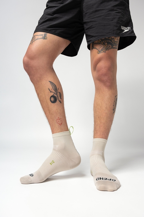 OPEND Socks 2/4 2.0 Smoke- sport socks - 03